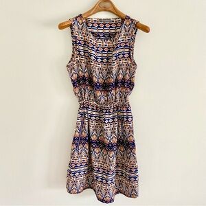 Suzy Shier Aztec Sleeveless Dress